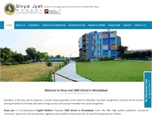 Tablet Screenshot of divyajyotschool.org